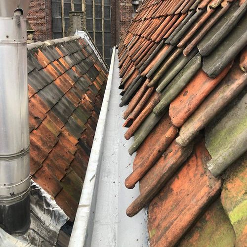Oude dakgoot weer helemaal nieuw Dakgoot in Mierlo reparatie